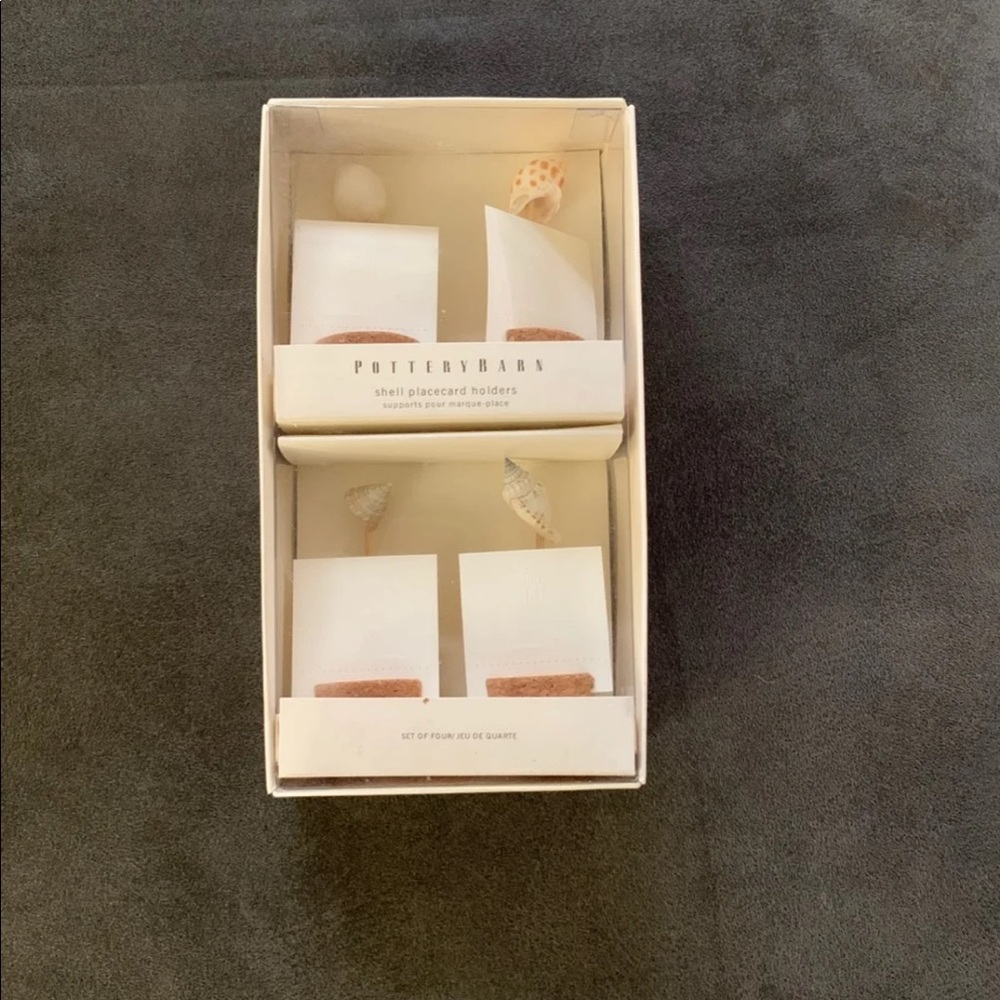 Pottery Barn Seashell Place Card Holders